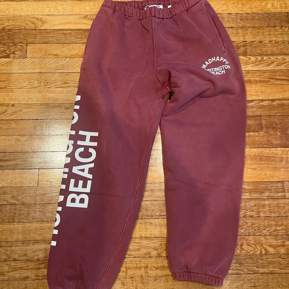 Madhappy Maroon Huntington Beach Sweatpants